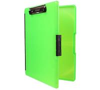 Dexas Slimcase 3517-807 Porte-Bloc avec Ouverture latérale Vert Fluo