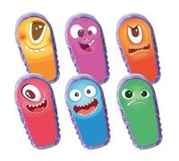 Dexcom G6 Lot de 6 autocollants « Monster Party » pour capteurs | Diasticker®