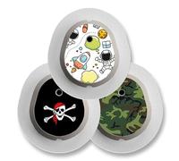 Dexcom Lot de 3 autocollants G7 « Time to play 2 » pour capteurs Diasticker®