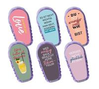 Dexcom Lot de 6 autocollants G6 « Vie Motto » pour capteurs Diasticker®