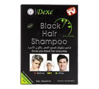 DEXE BLACK HAIR Shampoing Colorant Noir-Instant 25 ml x 10