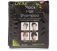 Dexe Black Hair Shampooing Homme Femme 10 Paquets