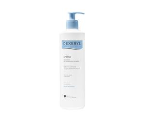DEXERYL Crème Émolliente Corps, Dispositif Médical, Dès la Naissance - 500g | Hydrate & Restaure la Barrière Cutanée - Peaux Très Sèches ou Atopiques - Sans Parfum, Sans Paraben - Eczéma, Psoriasis