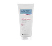 DEXERYL ESSENTIEL lait riche nourrissant 200ml, apaisant, hydratant et protecteur des peaux sèches, sans parfum. Dès la naissance. Lait 200 ml