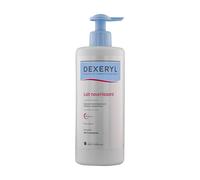 DEXERYL ESSENTIEL lait riche nourrissant 500ml, apaisant, hydratant et protecteur des peaux sèches, sans parfum. Dès la naissance. Lait 500 ml