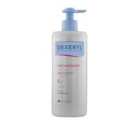 DEXERYL - Lait Corps Hydratant 24h, Soin Nourrissant Intense pour peau sèche, Pompe 500 mL - Lot De 2