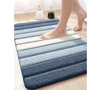 DEXI Tapis de Bain Absorbant, antidérapant, Lavable, 50,8 x 81,3 cm, Bleu