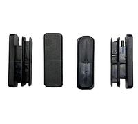 dexierp Protection Force 1/2 X 1 1/2 Pouce (Paquet de 10) Tubes Rectangulaires Bouchon D'insertion en Plastique, Capuchon D'extrémité De Poteau De Tube, Patin De Chaise