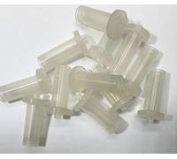 dexierp Protection Force Easy Cap pour OD 5.5mm 7/32 Pouce (Paquet de 15) Tube Ribp Ouverture De Tube Étendu Long Tube Tube Couvercle D'extrémité Vis Protecteurs De Filetage Caoutchouc Élastique