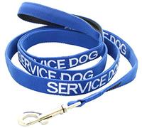 Dexil Chien de Service Bleu Laisse Couleur Bleu Coded Chien Extra Long matelassé de poignée de 1,8 mètres (Ne Pas déranger) prévient Les Accidents en avertissant Les Autres de Votre Chien à l'avance