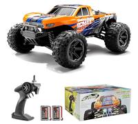 dexinco Voiture télécommandée, 1/14 Voiture radiocommandée, 38 km/h Grande Vitesse, 4 x 4 RC Monster Truck, Batterie de 1500 mAh, pour Adolescents