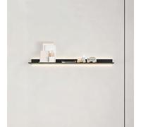 Dexinhdh Étagère Flottante avec Éclairage LED, Étagères Murales Flottantes sous Armoire, Kit De Bande Lumineuse LED, Étagère Murale Moderne Et Créative pour Chambre À Coucher(Black,80cm)