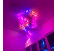 Dexinhdh Lumières LED Nuageuses Pour Plafond, Effet Nuage D'orage 3D RGB Avec Télécommande, Synchronisation Musicale, Bande Lumineuse Multicolore Pour Salle De Jeux, Chambre, Bar(20m)