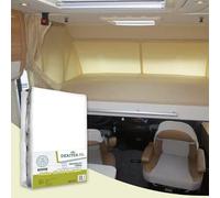 Dexitex - Protège-Matelas Levage - Pour Lit Tout Fait Camping Car / Caravane - Escamotable - 100% Coton - (135-160cmx190-210cm)