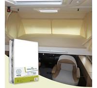 Dexitex - Protège-Matelas lit de Levage - pour Lit Tout Fait pour Camping Car - Caravane Matelas - Lit Escamotable Caravane - Escamotable Camping Car - 100% Coton - (135-160cmx190-210cm)