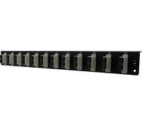 DEXLAN 19" 1U Fiber Optic Front panel preassembled 12x SC UPC MM Duplex