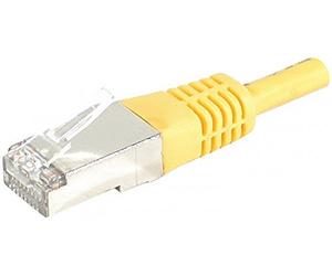 Dexlan 856831 câble de réseau Jaune 0,5 m Cat6 S/FTP (S-STP)