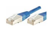Cordon RJ45 catégorie 6A F/UTP bleu - 20 m