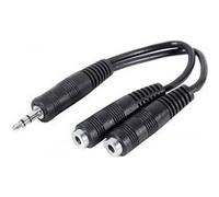 Dexlan - Adaptateur audio - jack mini femelle pour mini-phone stereo 3.5 mm mâle - 15 cm G