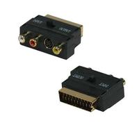Dexlan - Adaptateur audio/vidéo - S-Vidéo / vidéo composite - 4 broches mini-din, RCA pour SCART (M)