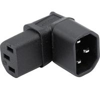 Adaptateur IEC C14 / IEC C13 coudé