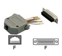 Hypertec Adaptateur réseau DB25F/RJ45 (F) – changeur de genre – Gris