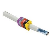 Dexlan bagues de marquage diam 8 mm - 4 jaune G