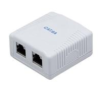 Dexlan Boîtier Mural 2 Ports RJ45 Cat 6A STP