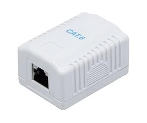 DEXLAN Boitier mural Cat6 STP contact CAD - 1 port RJ45 blindé