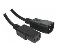 Rallonge d'alimentation C14 / C13 noire - 1,8 m