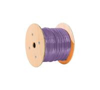 Dexlan - Câble en vrac - 305 m - 7.3 mm - paire torsadée écrantée (F/UTP) - CAT 6 - sans halogène, solide - violet, RAL 4005
