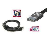 Dexlan Cable eSATA blindé pour disque dur SATA externe 0,5 m