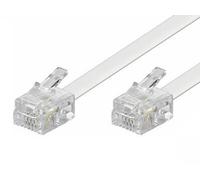 Goobay 93067 Câble de Raccordement Modulaire, Blanc, 3m Longueur