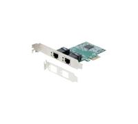 Dexlan carte pciie 1x dual rj-45 gigabit + low profile
