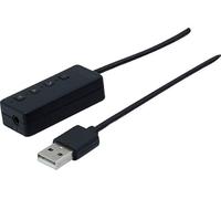 Dexlan Carte Son USB-A MS Teams pour Casque Simple et Double Jack 3.5mm