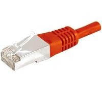 Dexlan Cat6A RJ45 FTP 3 m câble de réseau Rouge F/UTP (FTP)