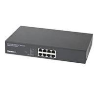 deXlan - Commutateur - intelligent - 8 x 10/100/1000 (PoE+) - Montable sur rack - PoE+ (130 W)