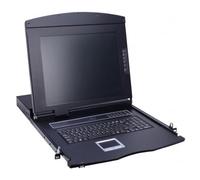 Dexlan Console KVM LCD 17" 8 ports VGA USB-PS2 évolutif IP