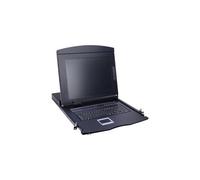 Dexlan Console KVM LCD 17" 8 ports VGA USB-PS2 évolutif IP
