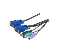 Dexlan cordon combo kvm VGA/PS2+USB - 5,0m
