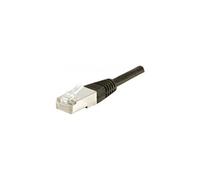 Dexlan - Cordon de raccordement - RJ-45 (M) pour RJ-45 (M) - 1 m - S/FTP - CAT 6a - moulé - noir
