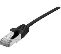 Dexlan - Cordon de raccordement - RJ-45 (M) pour RJ-45 (M) - 10 m - 4.8 mm - SFTP - CAT 6a - sans halogène, sans crochet - noir