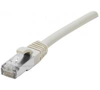 Dexlan - Cordon de raccordement - RJ-45 (M) pour RJ-45 (M) - 10 m - 7.6 mm - S/FTP - CAT 8.1 - sans halogène - gris