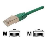 deXlan - Cordon de raccordement - RJ-45 (M) pour RJ-45 (M) - 10 m - STP - CAT 6 - vert G