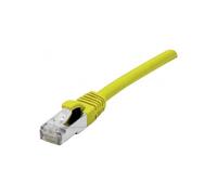 Cordon Patch Rj45 S/ftp sur Cable cat 7 Ls0h Jaune - 20 m