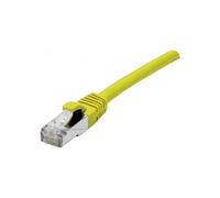 Cordon Patch Rj45 S/ftp sur Cable cat 7 Ls0h Jaune - 20 m