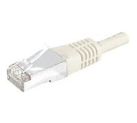 deXlan - Cordon de raccordement - RJ-45 (M) pour RJ-45 (M) - 20 m - SFTP, PiMF - CAT 6a - moulé - gris G