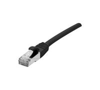 Dexlan - Cordon de raccordement - RJ-45 (M) pour RJ-45 (M) - 20 m - SFTP, PiMF - CAT 7 (câble)/CAT 6a (connecteurs) - sans halogène, sans crochet - noir