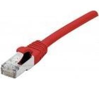 - Cordon de raccordement - RJ-45 (M) pour RJ-45 (M) - 25 m - SFTP, PiMF - CAT 6a - démarré, sans halogène, sans crochet - rouge