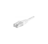 Dexlan - Cordon de raccordement - RJ-45 (M) pour RJ-45 (M) - 3 m - S/FTP - CAT 6a - intérieur - blanc